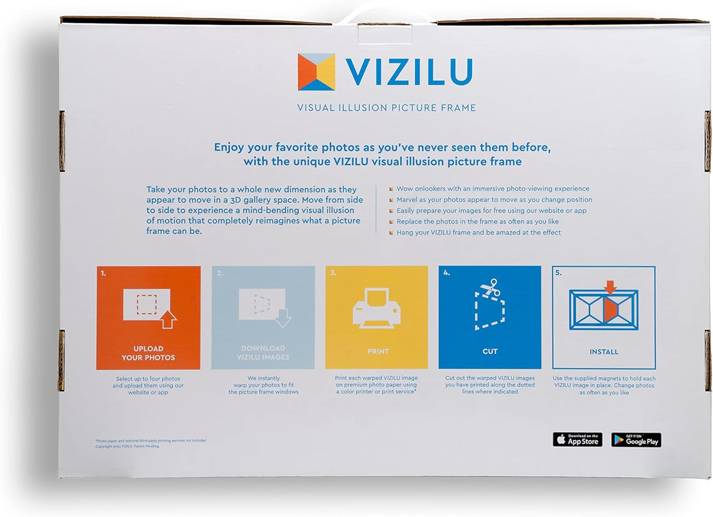 3D 12x18 Black Illusion Frame