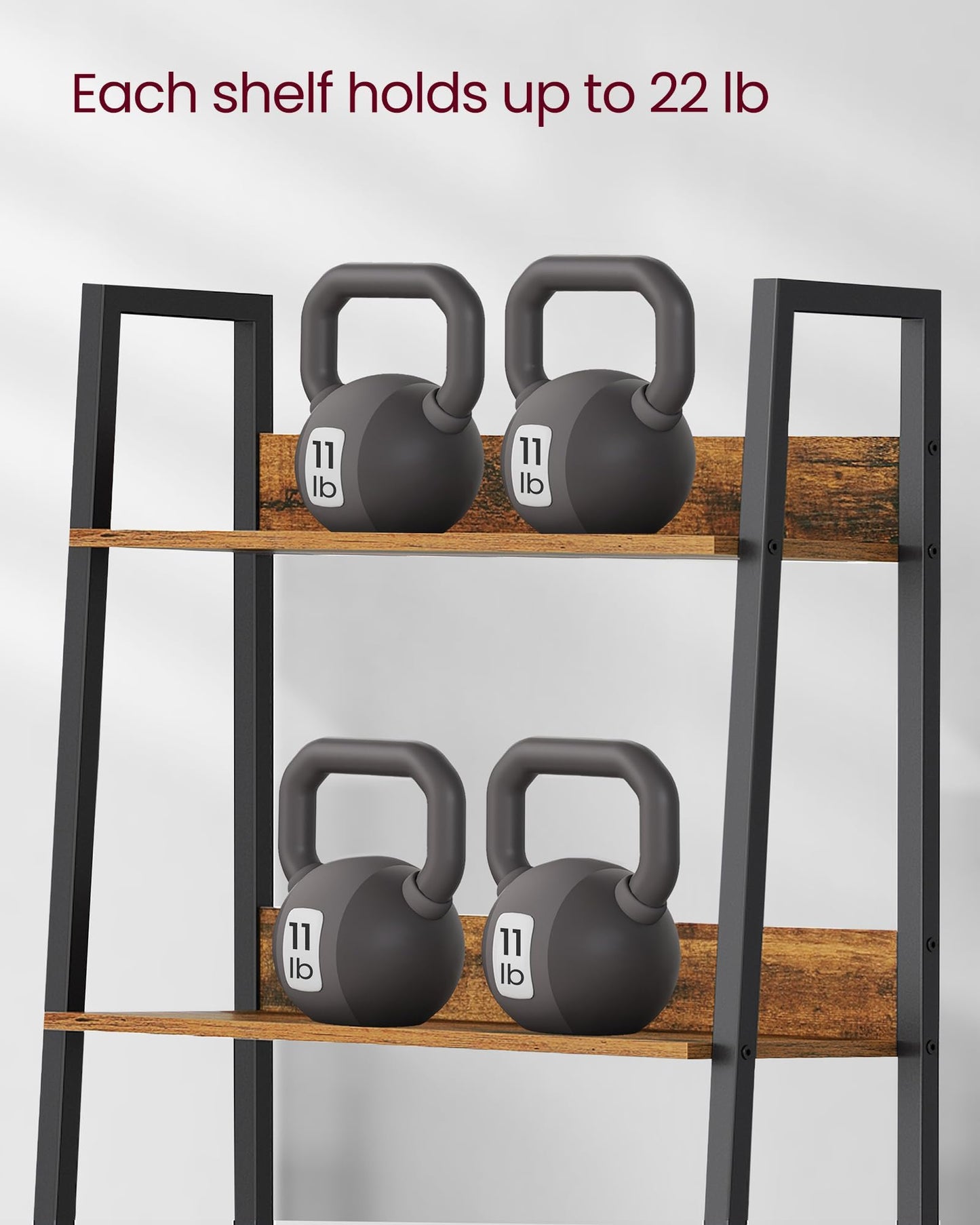 VASAGLE 5-Tier Ladder Bookshelf