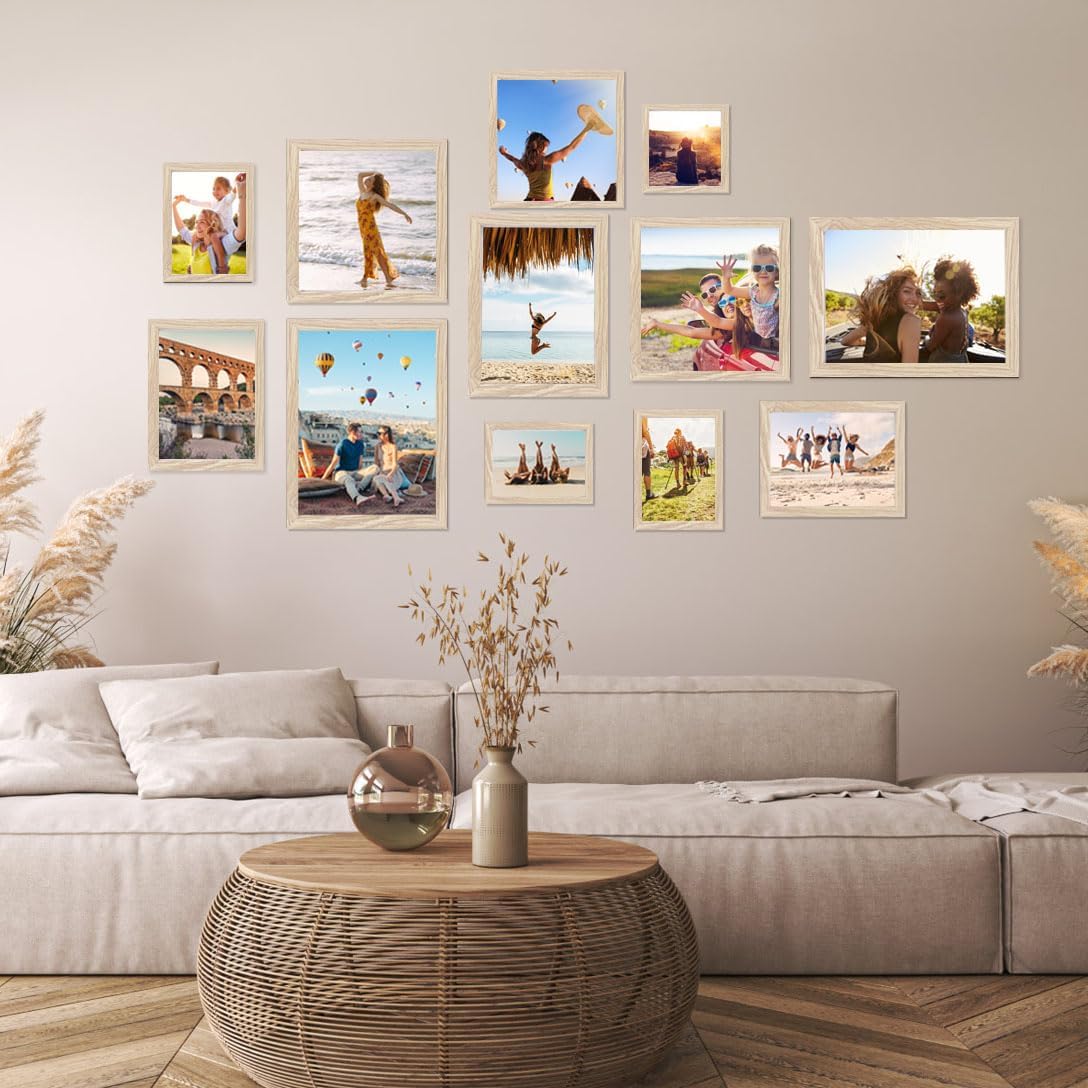 3-Pack 4x6 Black Wooden Photo Frames