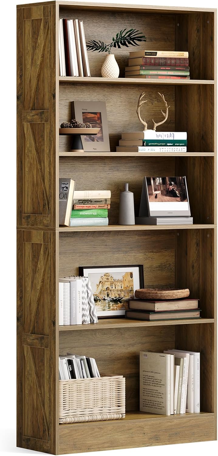 LITTLE TREE 70" Wooden Bookshelf