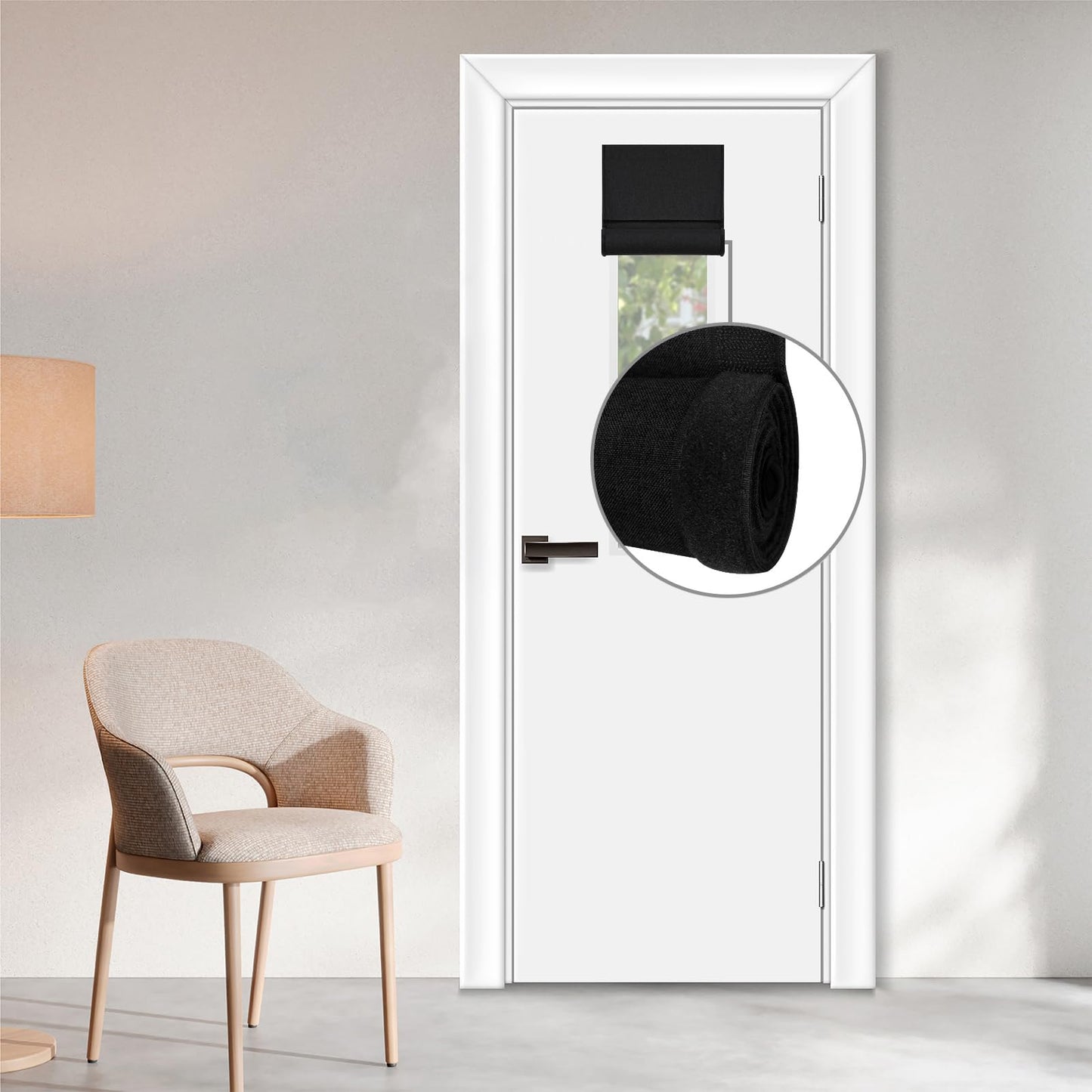 WDFour French Door Curtain – Light Gray