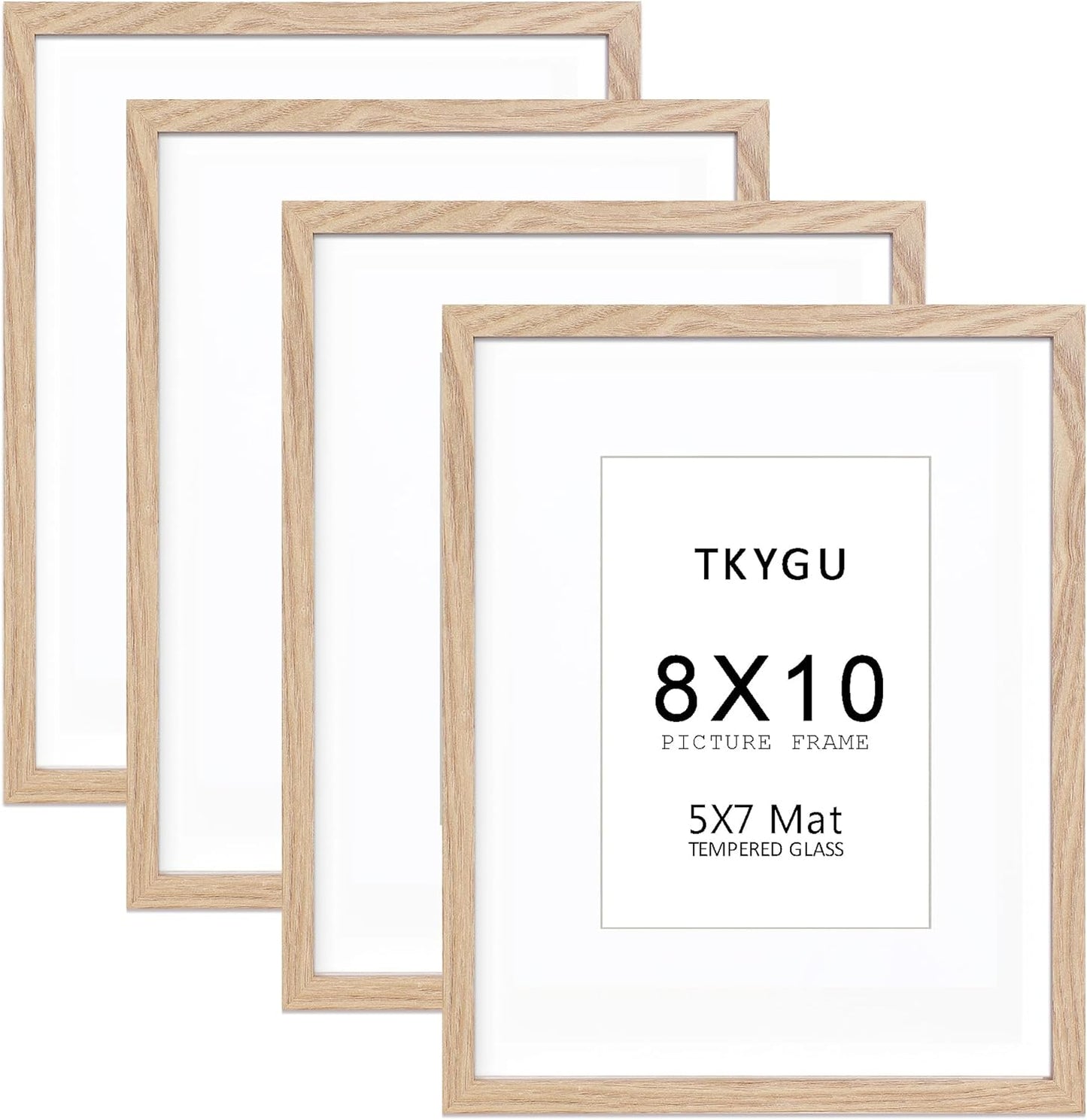 3-Pack 4x6 Black Wooden Photo Frames