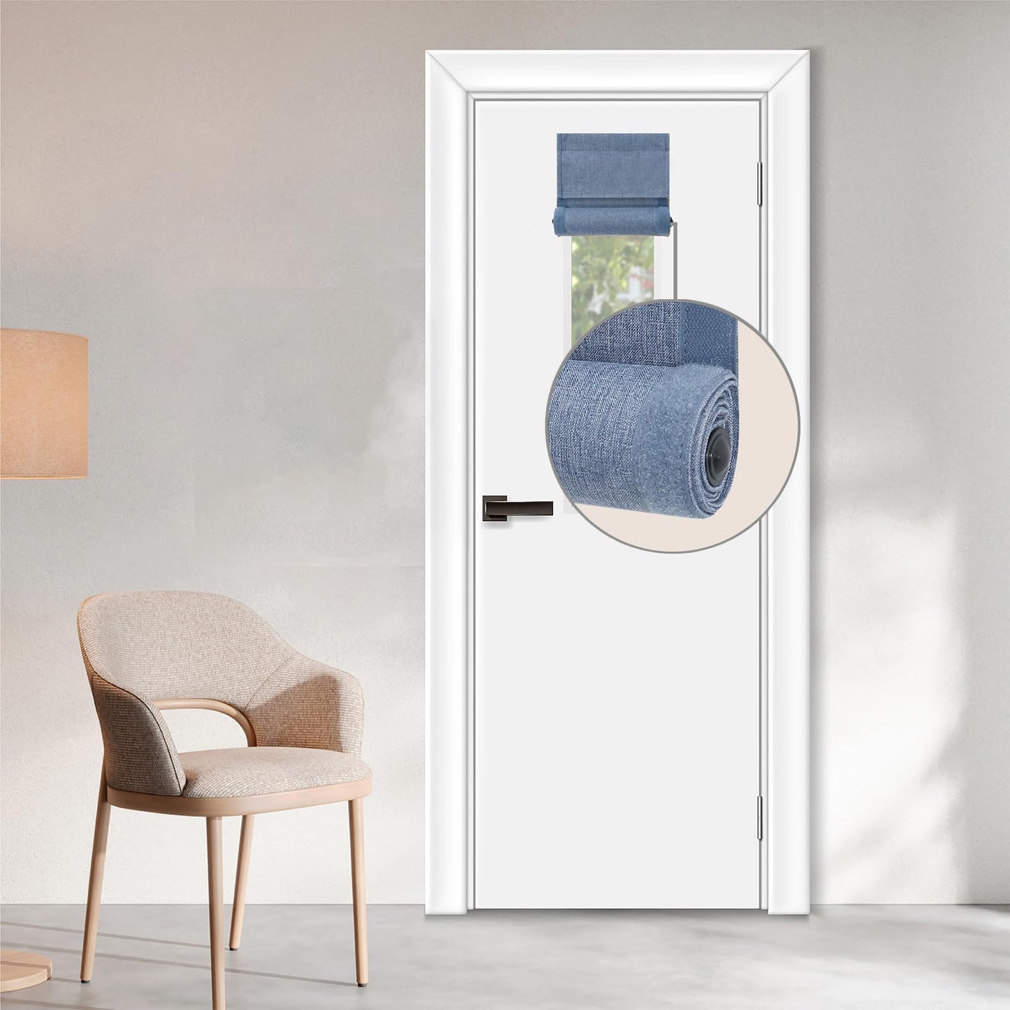 WDFour French Door Curtain – Light Gray