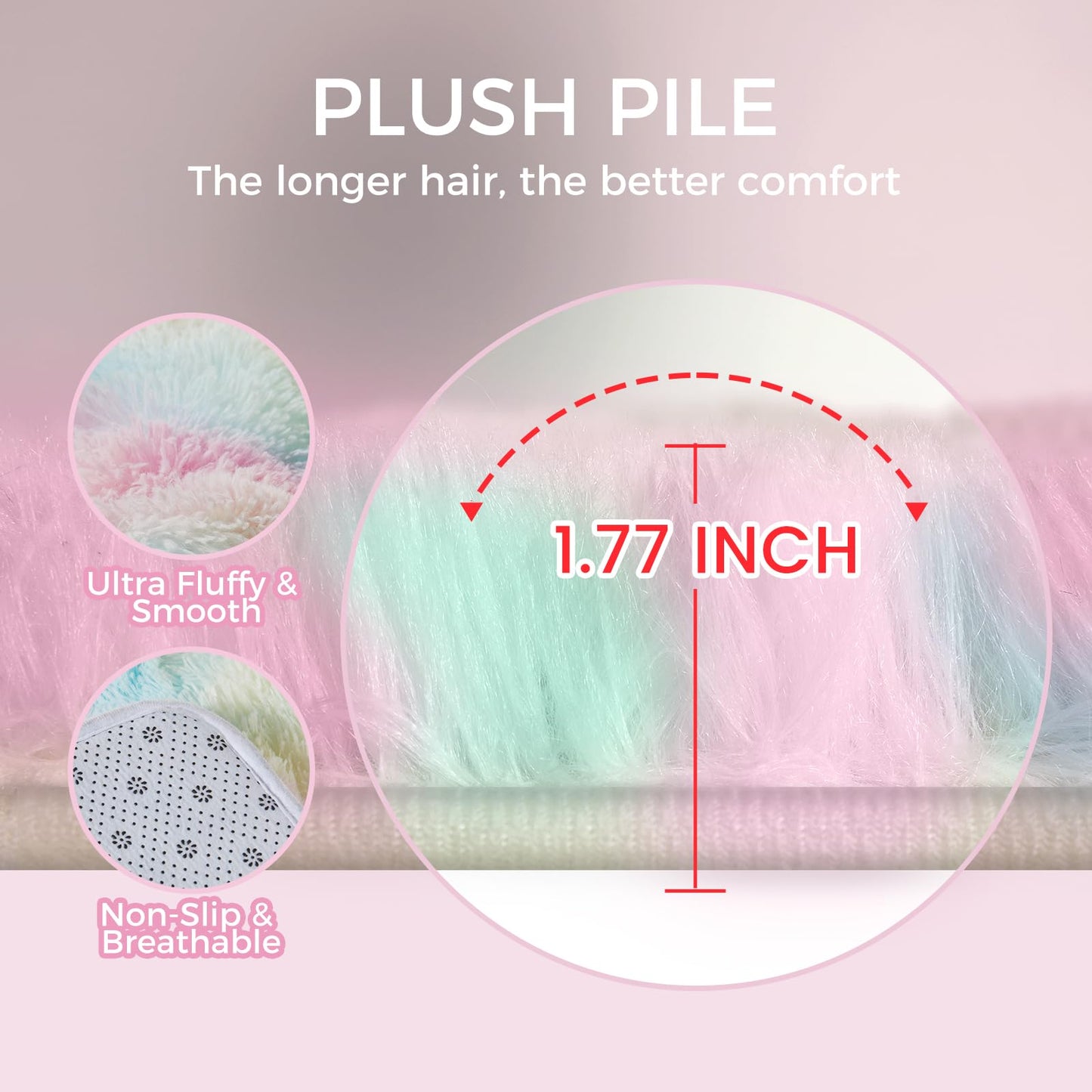 5x8 Grey Ultra-Soft Shag Rug