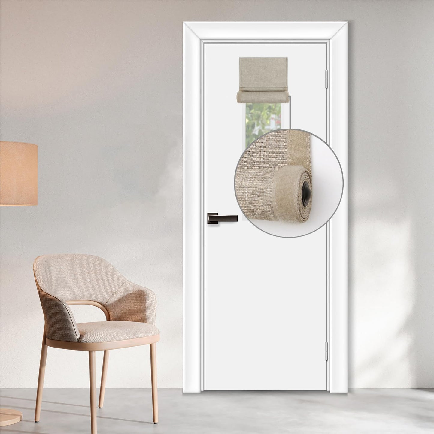 WDFour French Door Curtain – Light Gray