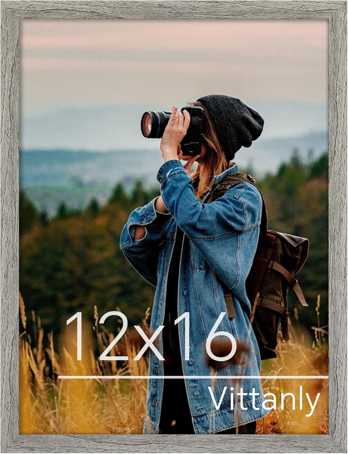 Vittanly 2-Pack Black 11x14 Frames