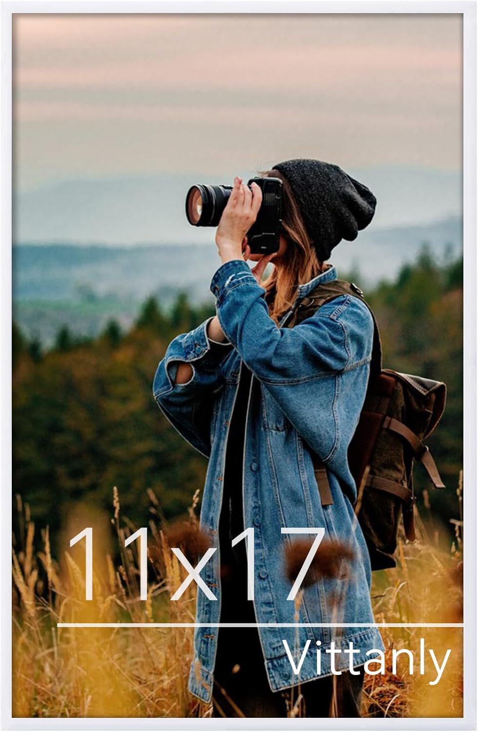 Vittanly 2-Pack Black 11x14 Frames