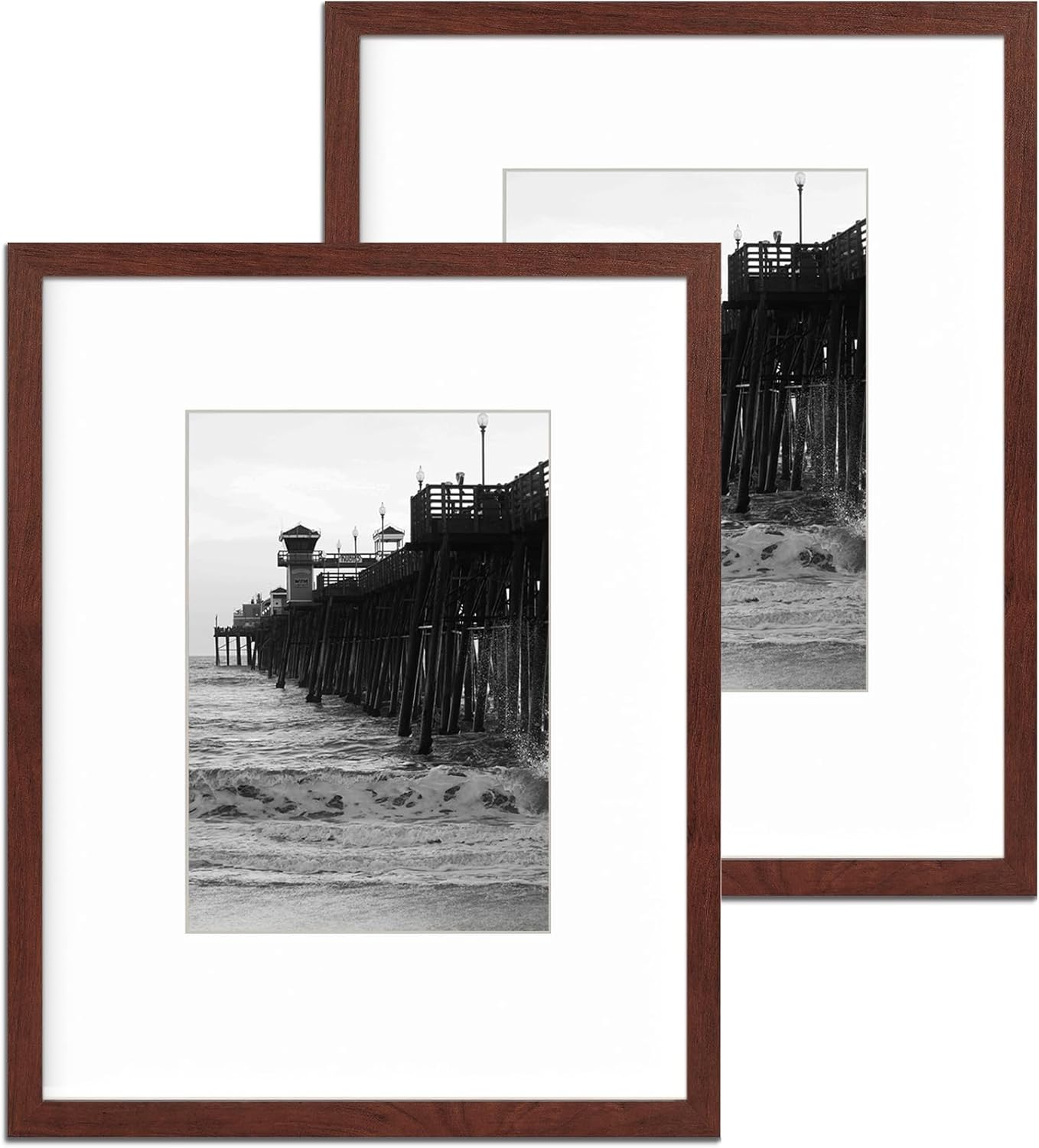 3-Pack 4x6 Black Wooden Photo Frames