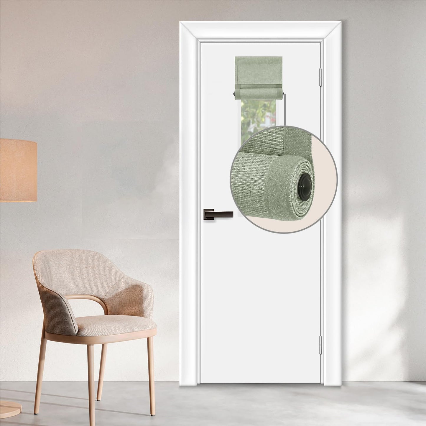 WDFour French Door Curtain – Light Gray