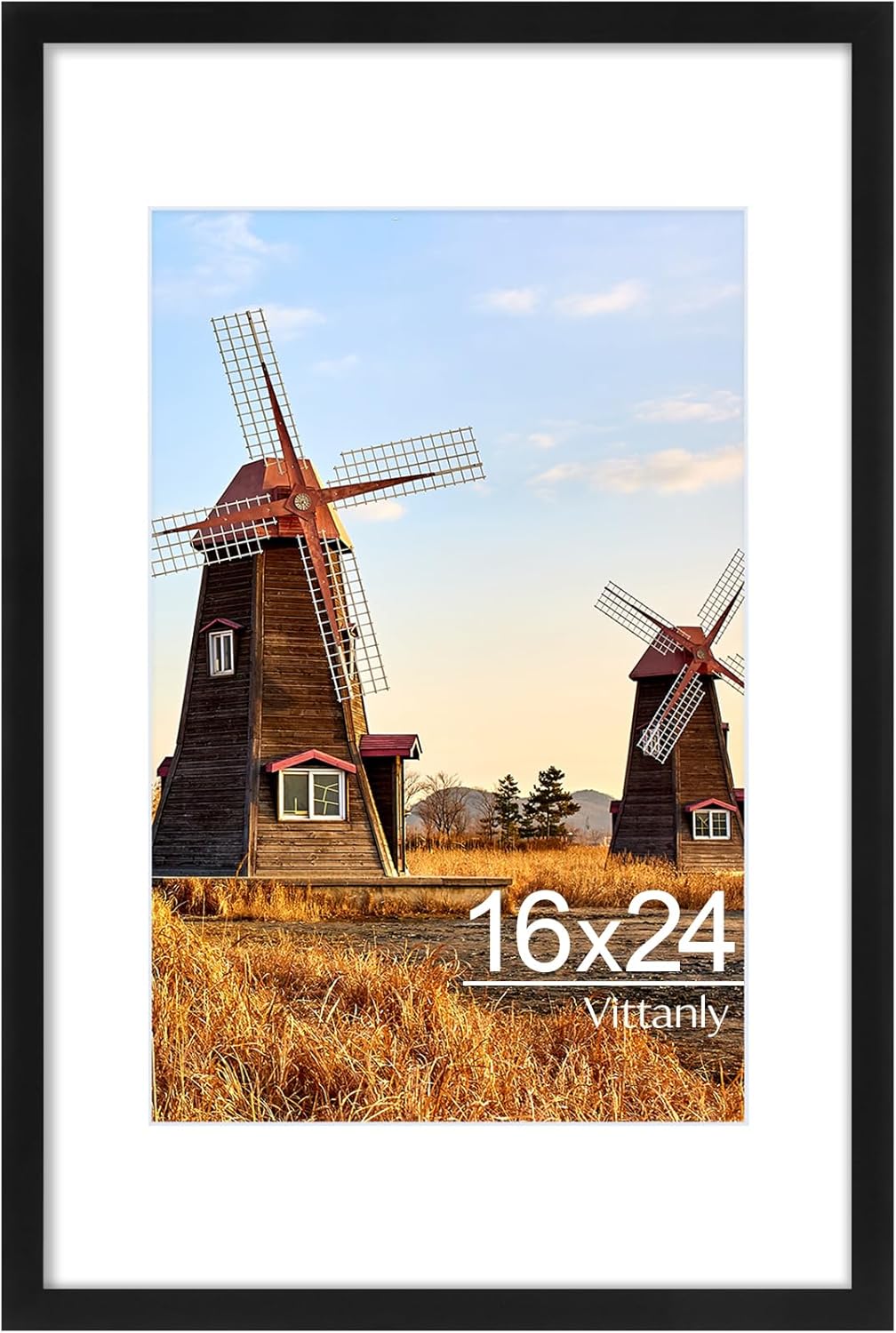 Vittanly 2-Pack Black 11x14 Frames