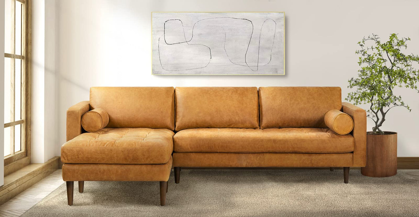 Poly & Bark Napa Leather Couch