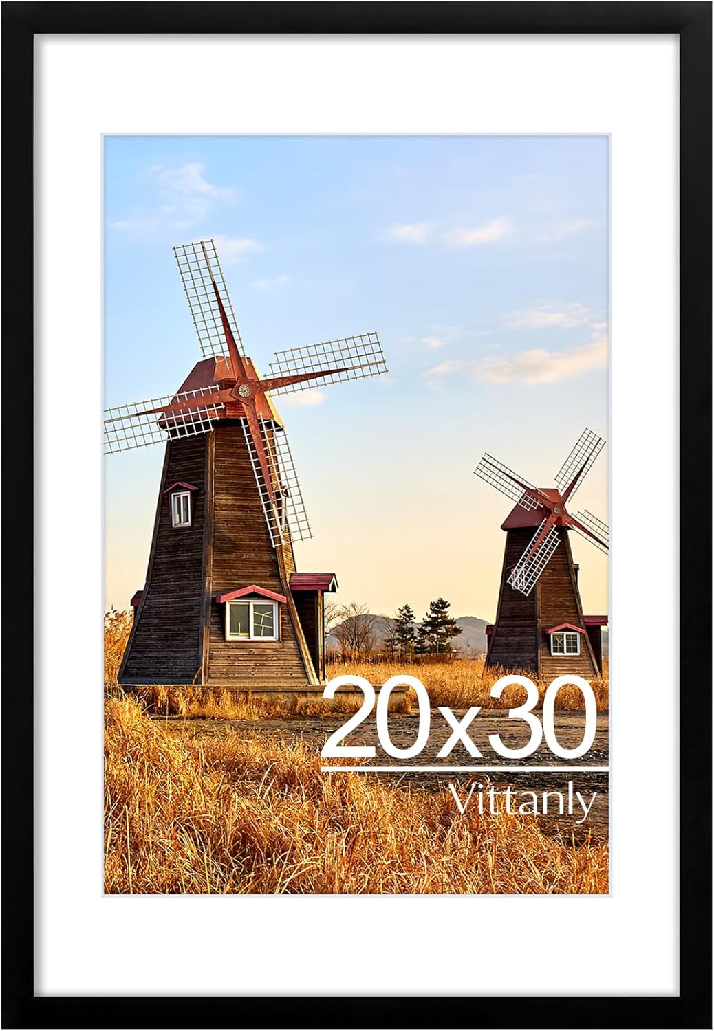 Vittanly 2-Pack Black 11x14 Frames