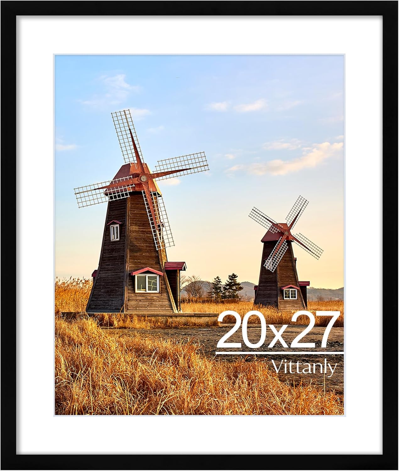 Vittanly 2-Pack Black 11x14 Frames