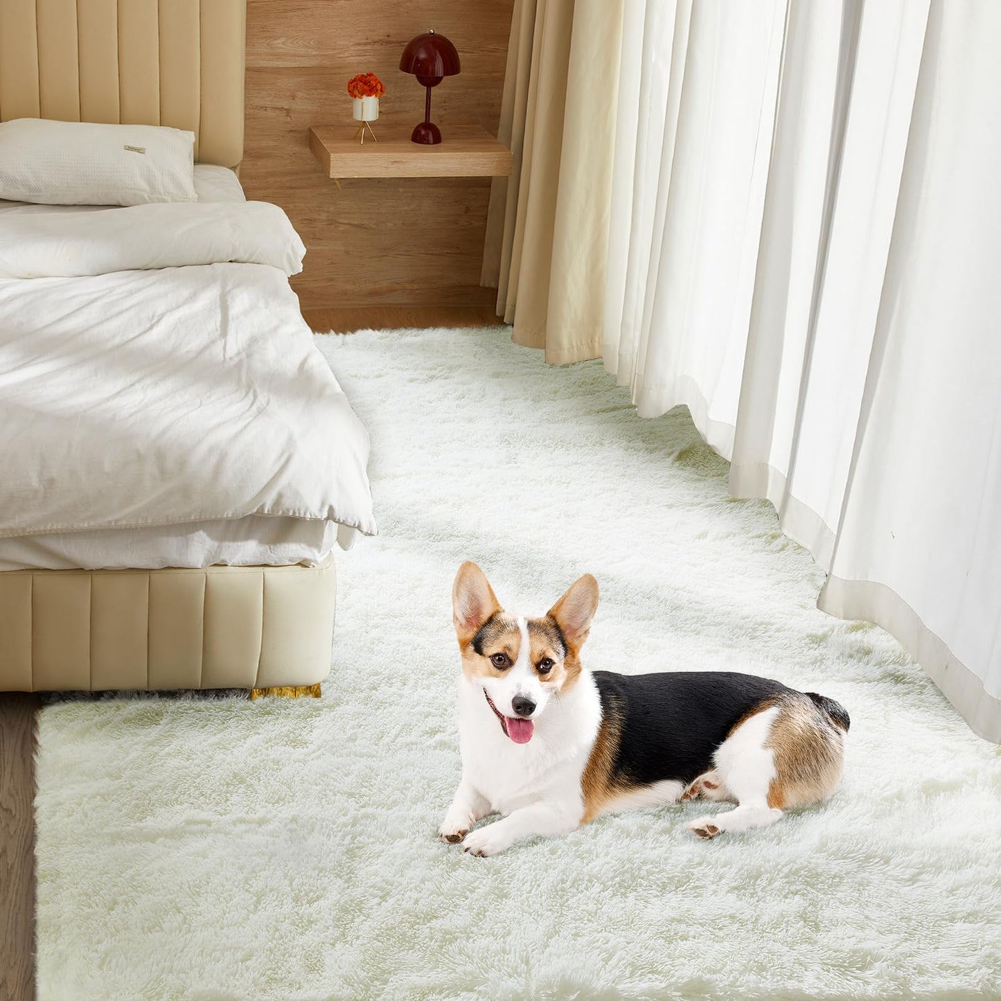 5x8 Grey Ultra-Soft Shag Rug