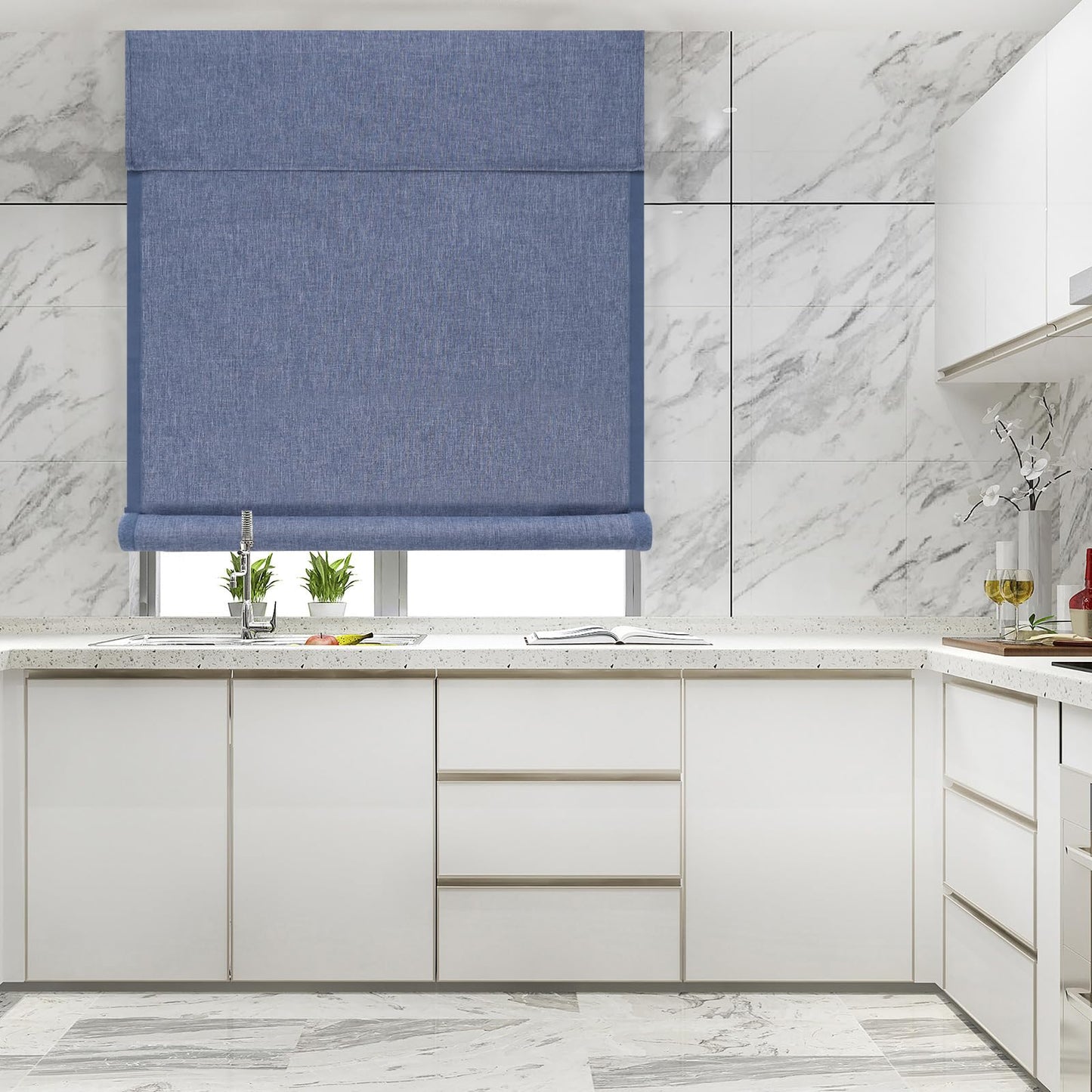 WDFour French Door Curtain – Light Gray