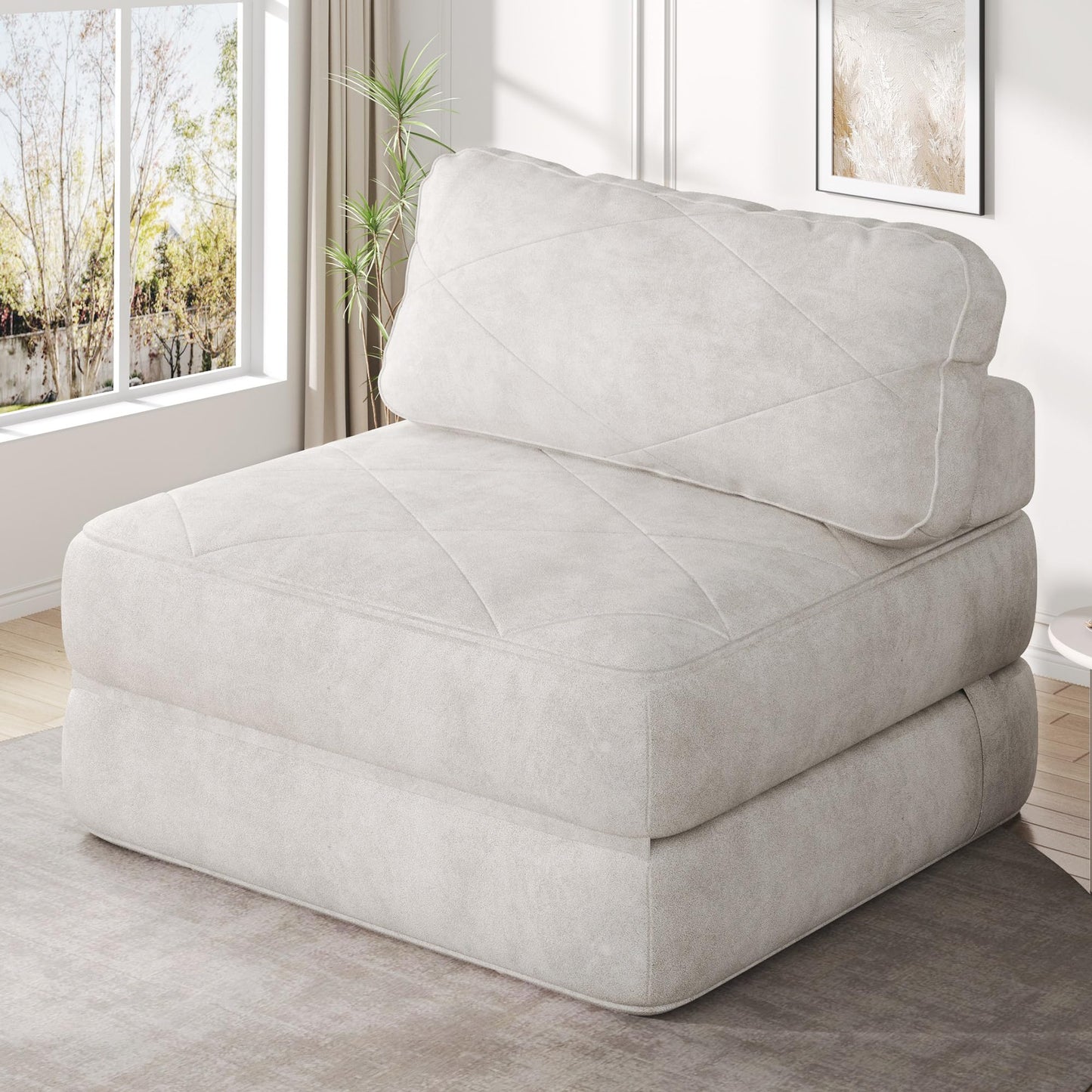 YITAHOME Fold-Out Sofa – Dark Gray