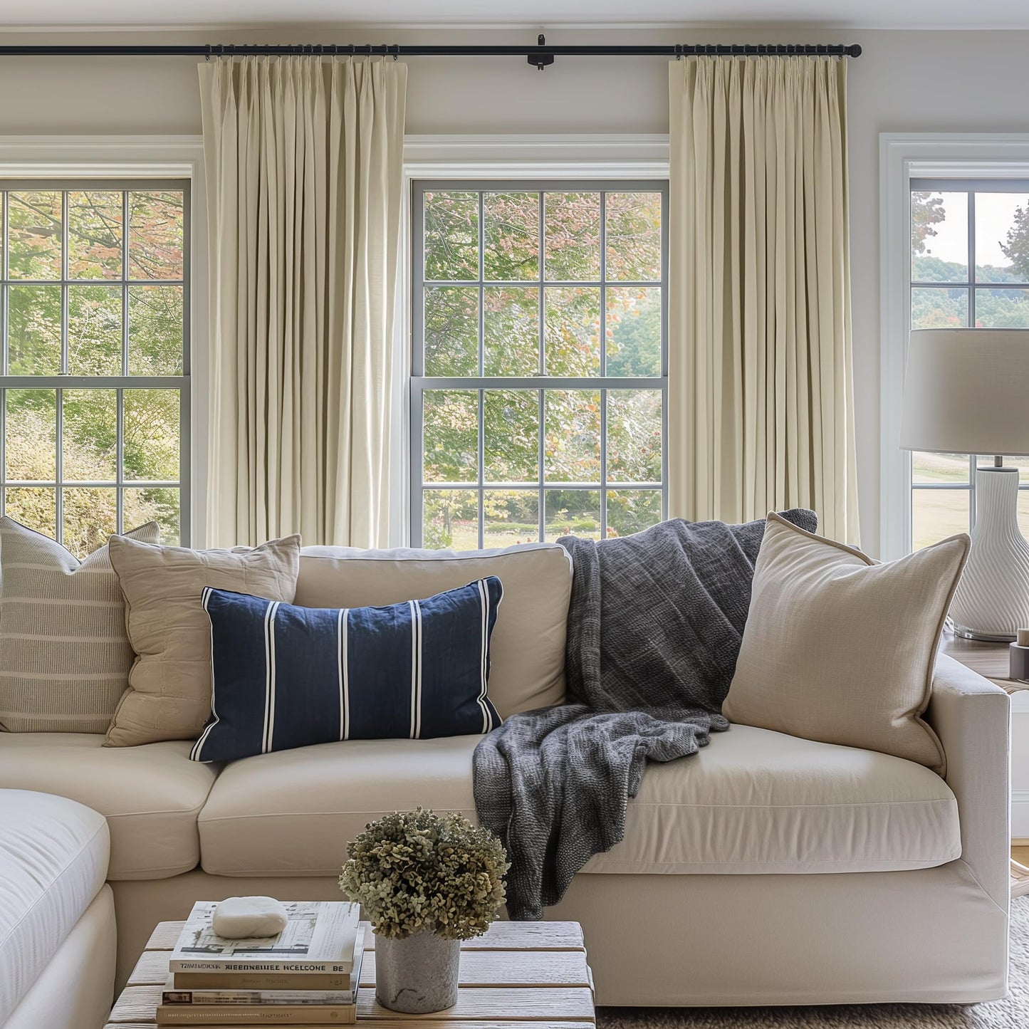 ChrisDowa Blackout Curtains 102" – 2 Panels