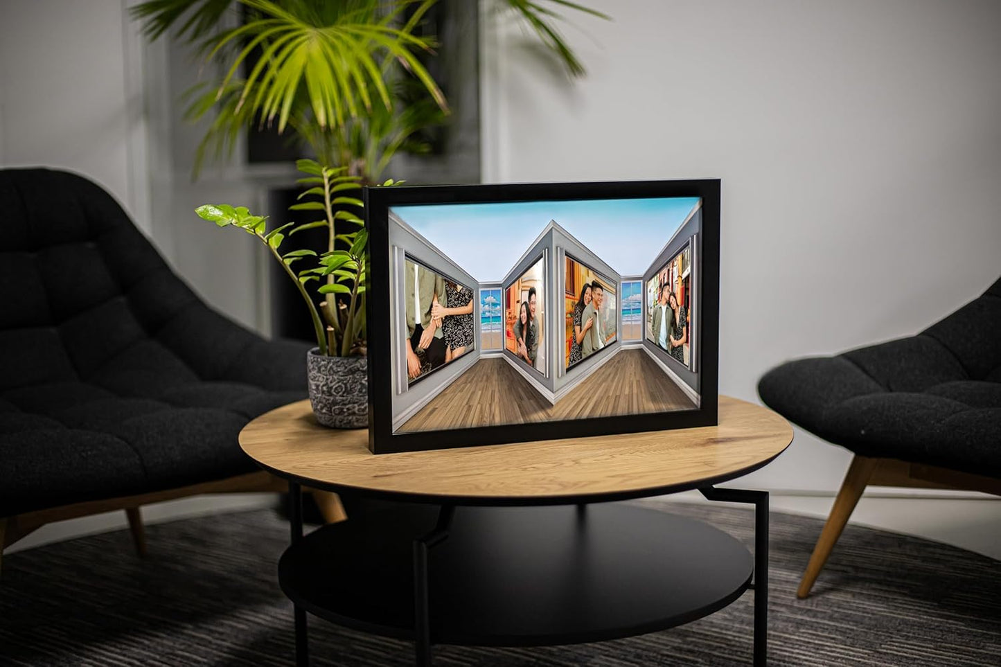 3D 12x18 Black Illusion Frame