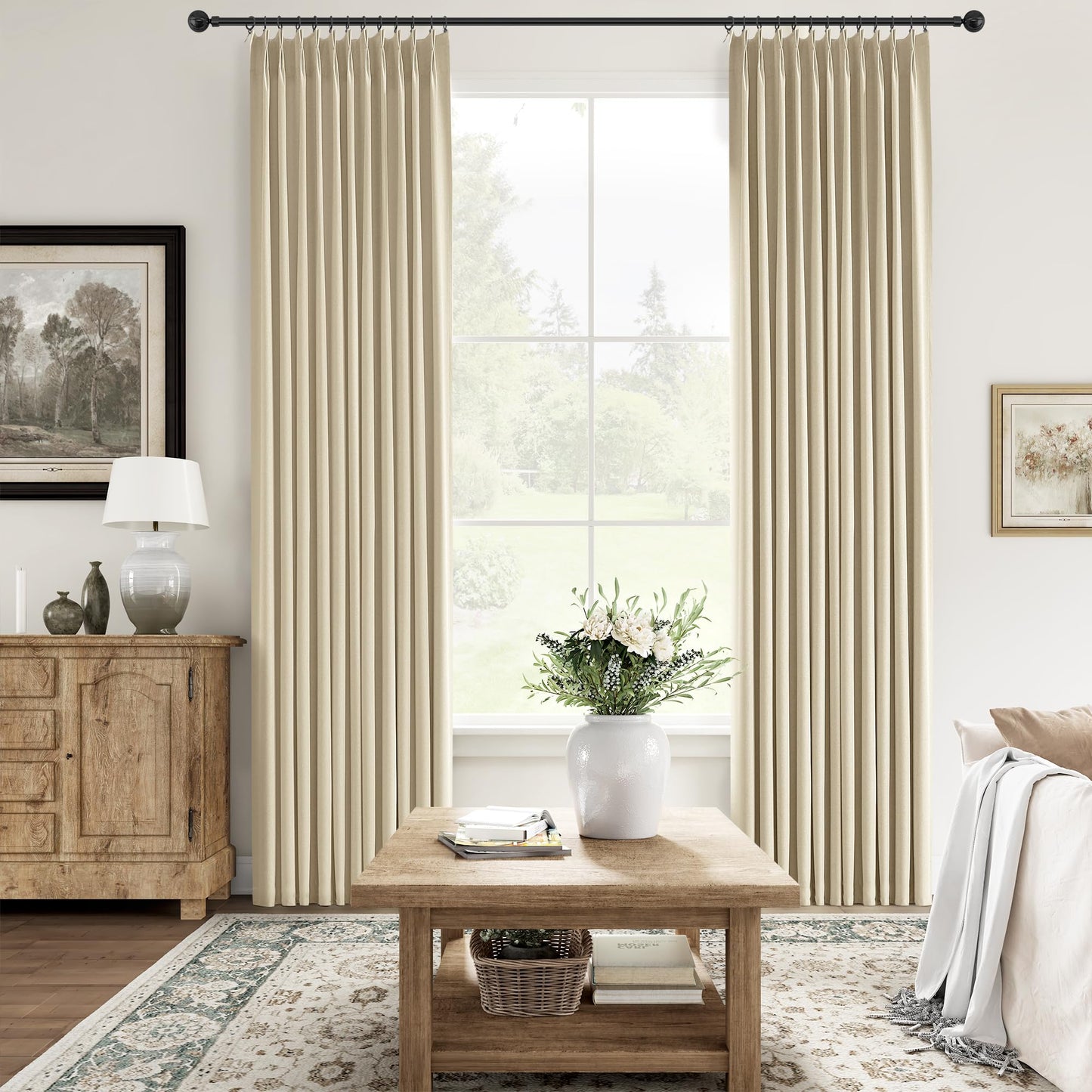ChrisDowa Blackout Curtains 102" – 2 Panels