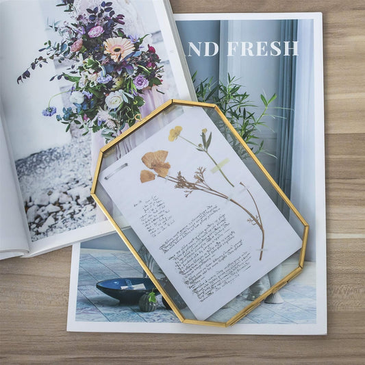 NCYP 8x10 Octagon Glass Frame – Black