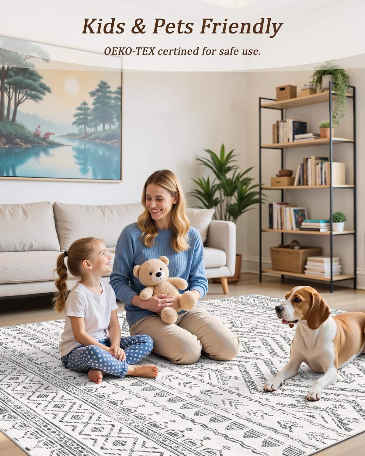 8x10 Grey Moroccan Area Rug