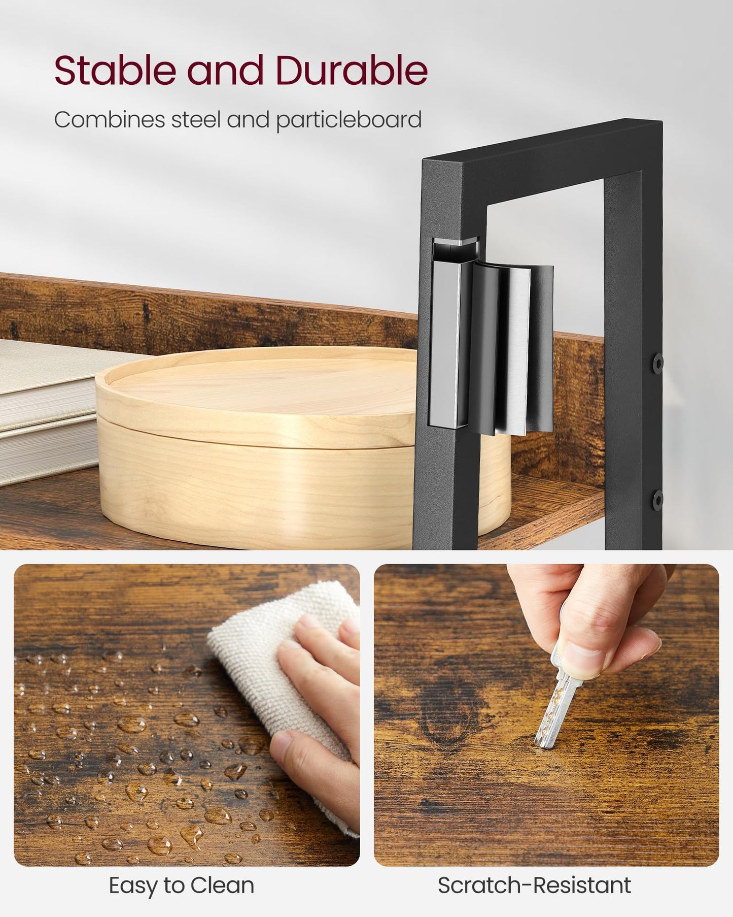 VASAGLE 5-Tier Ladder Bookshelf