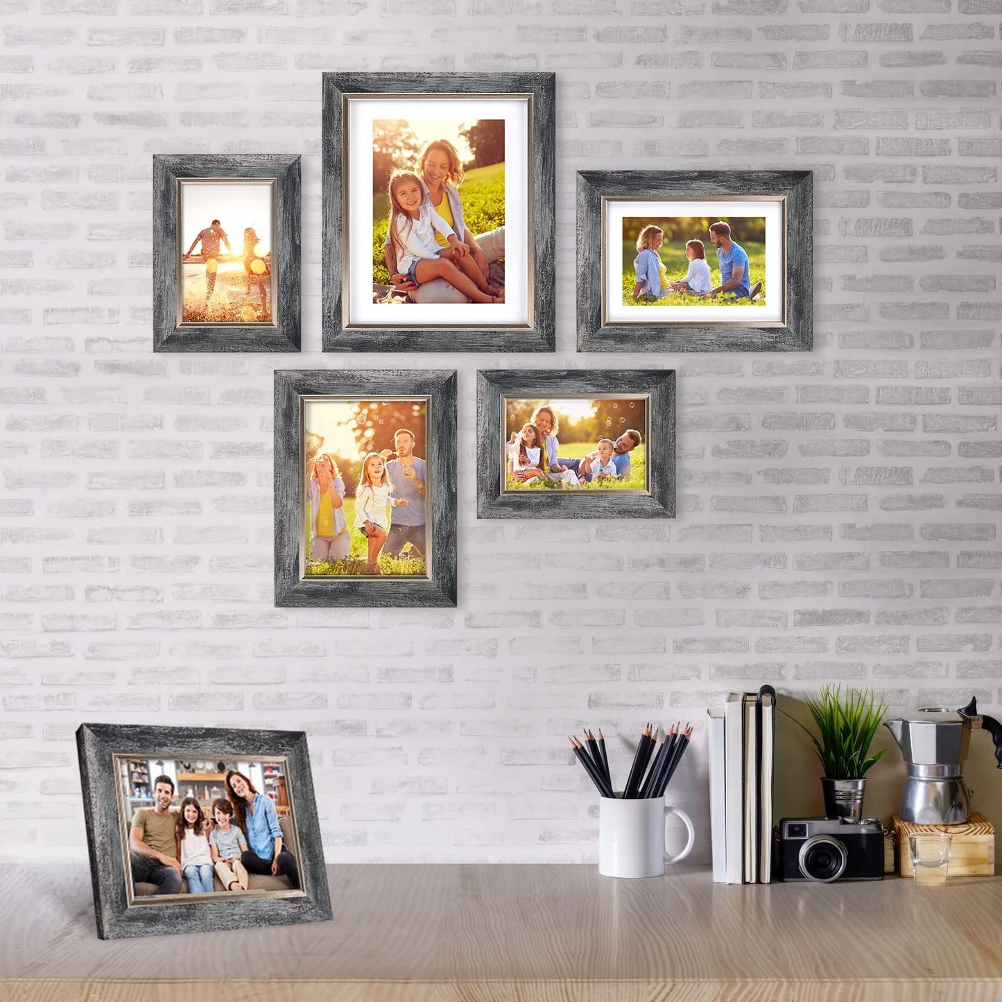 XUANLUO 4-Pack 5x7 Photo Frames