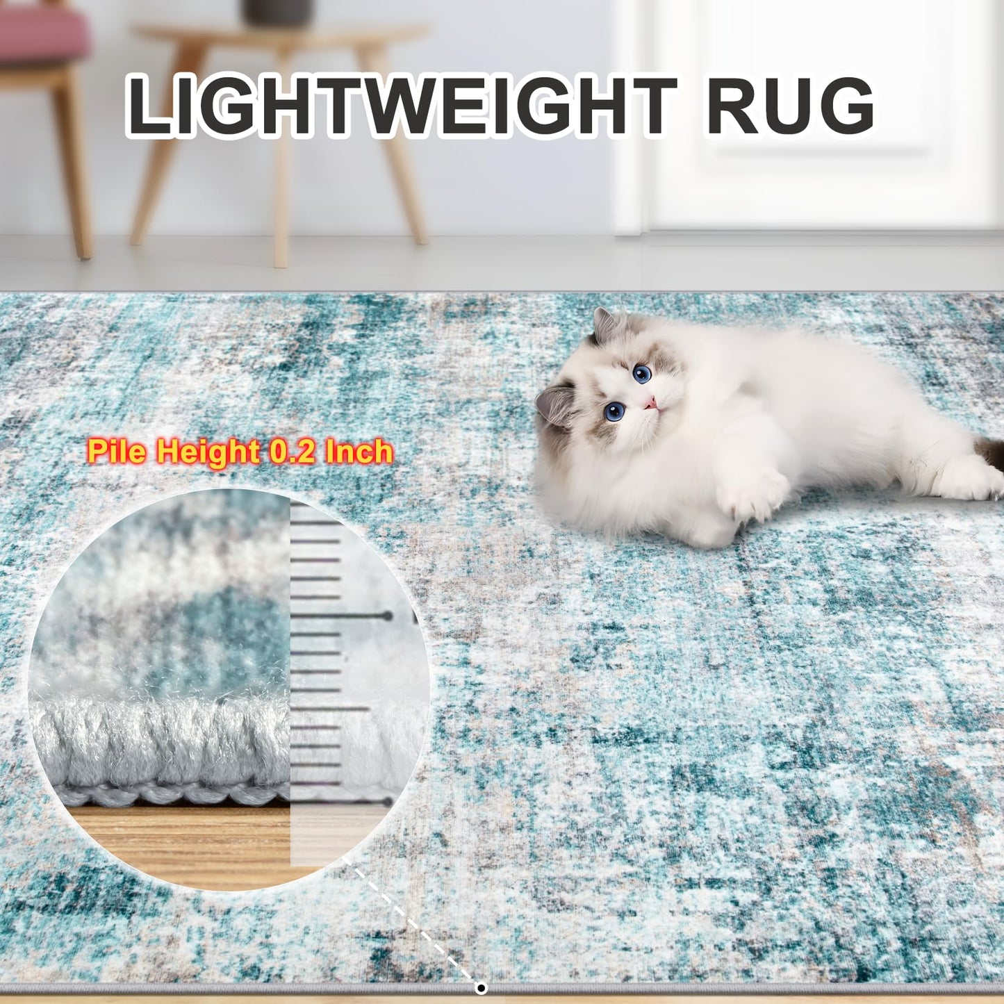 8x10 Ft Grey Abstract Area Rug