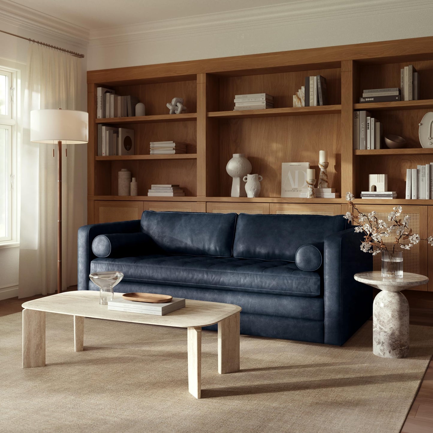 Poly & Bark Napa Leather Couch