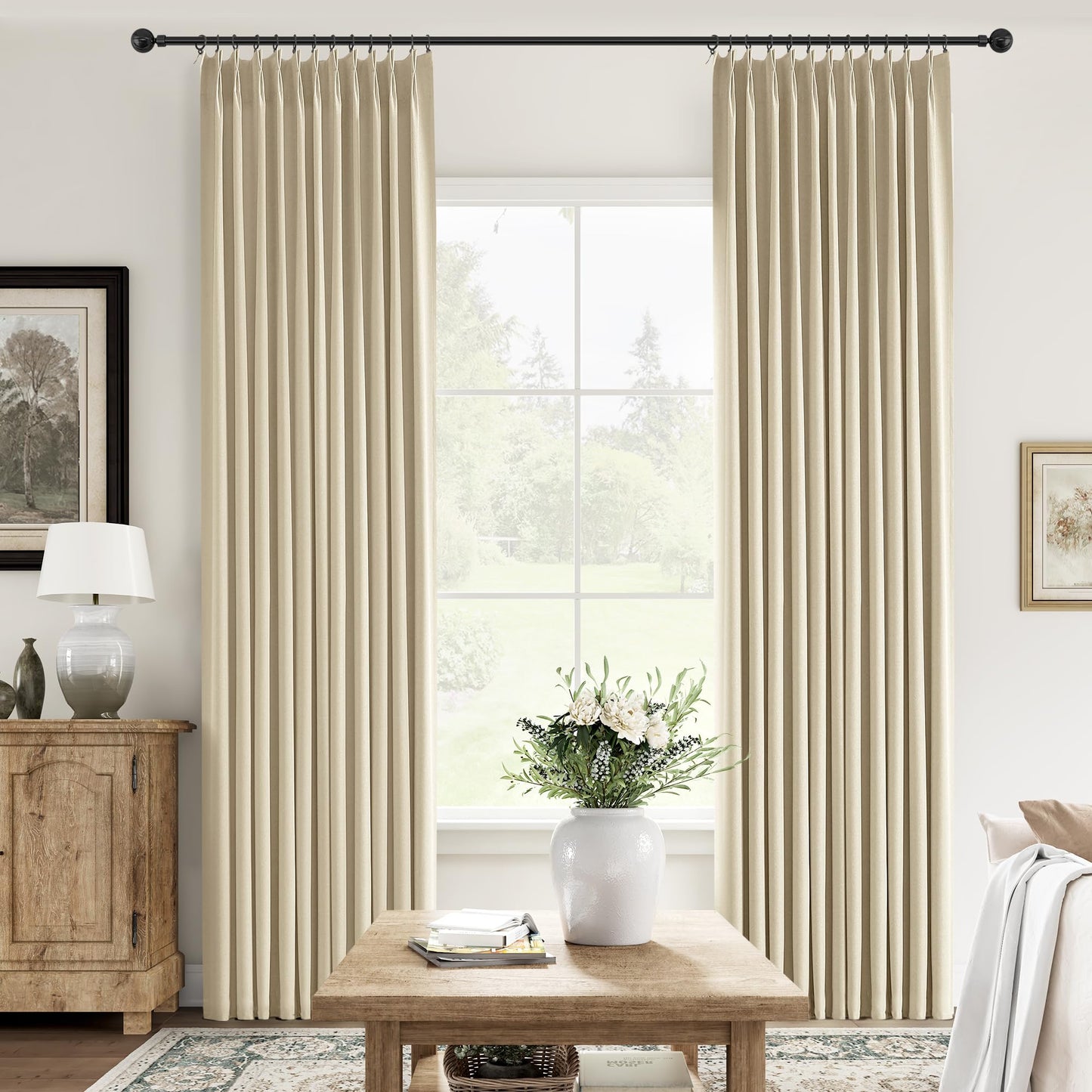 ChrisDowa Blackout Curtains 102" – 2 Panels