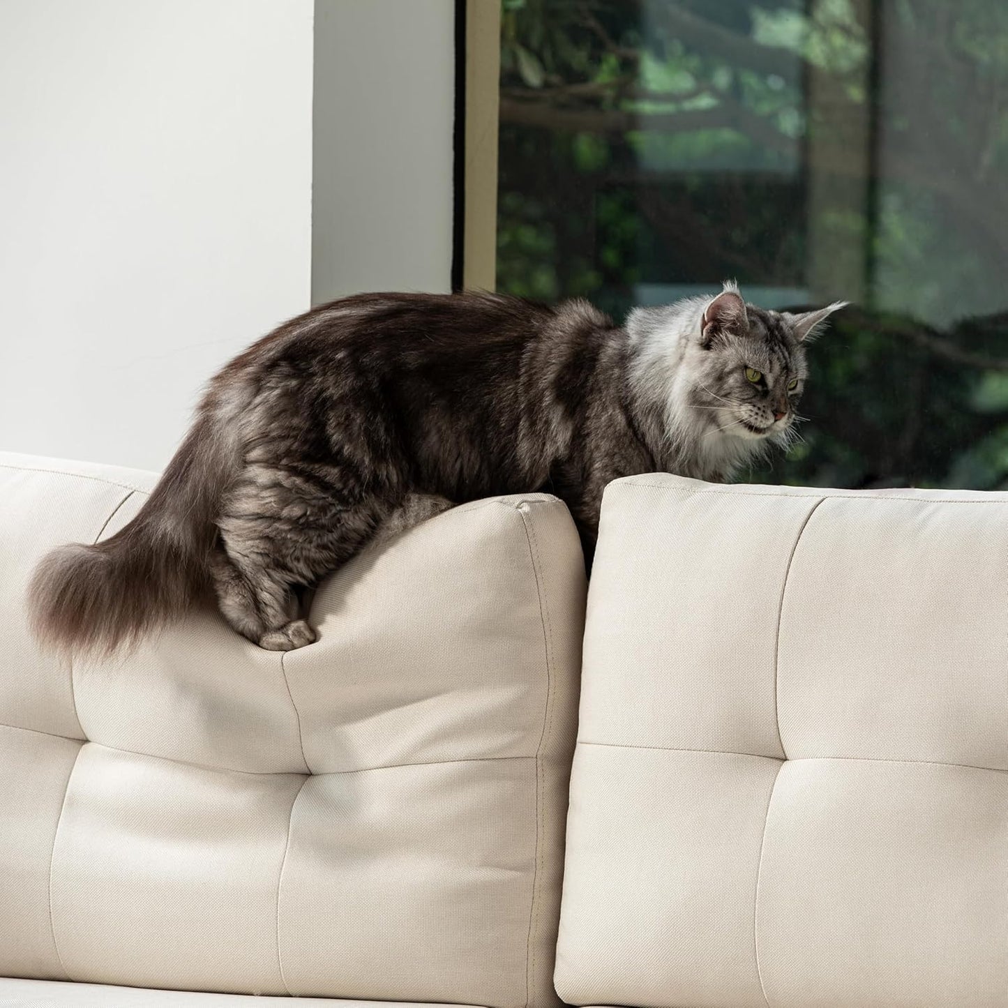 LINSY HOME Modular Sectional Sofa – Dark Gray