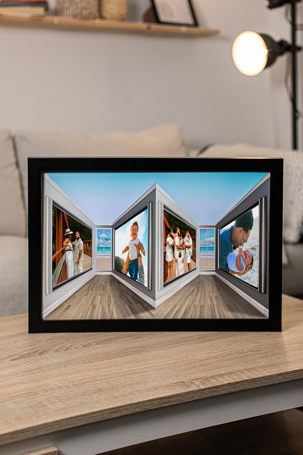 3D 12x18 Black Illusion Frame