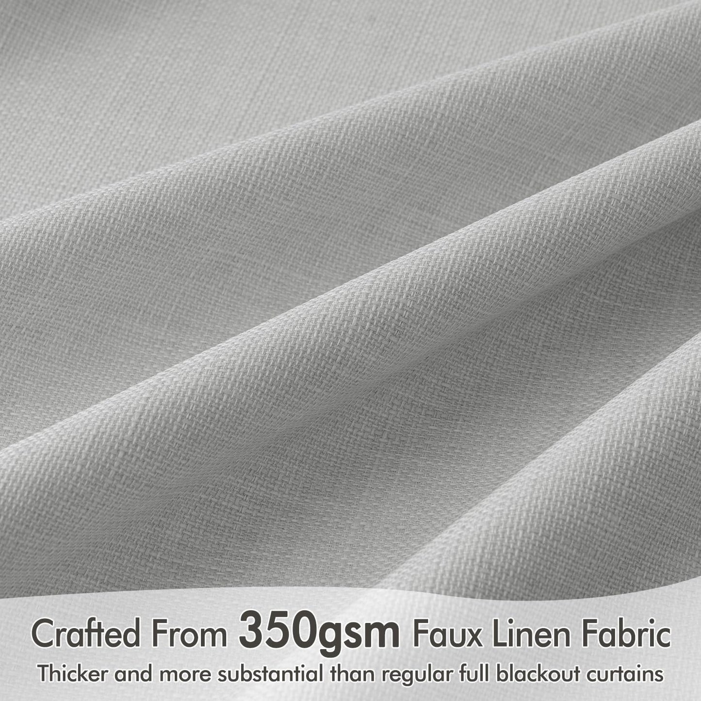 MIULEE Blackout Curtains 96" – Birch, 2 Panels