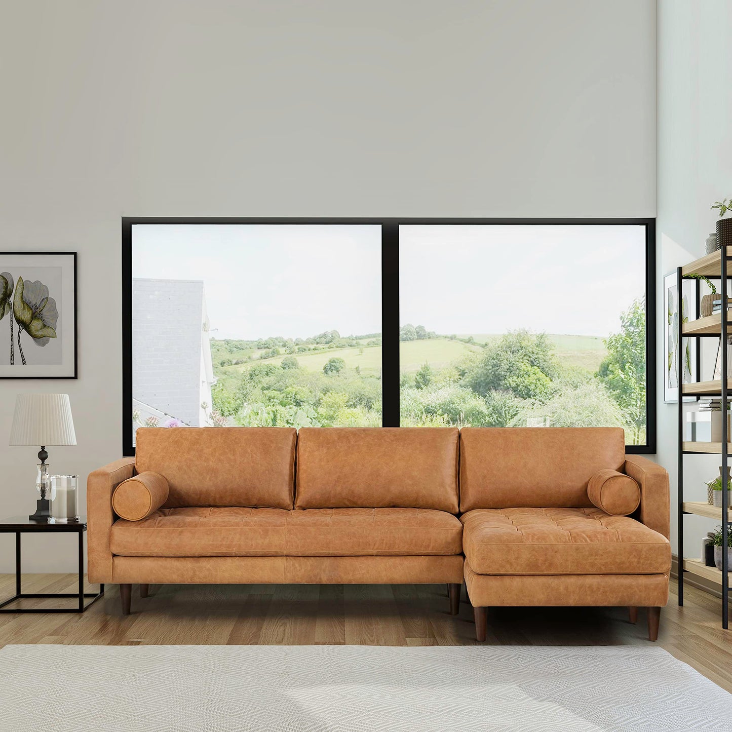 Poly & Bark Napa Leather Couch