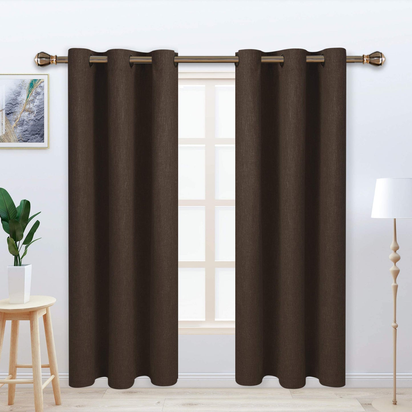 LORDTEX Blackout Curtains – Ivory, 2 Panels