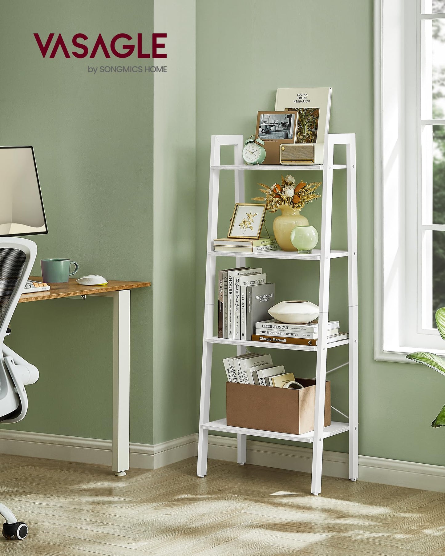 VASAGLE 5-Tier Ladder Bookshelf