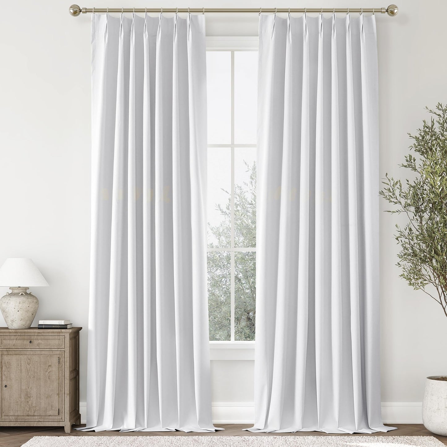 ChrisDowa Blackout Curtains 102" – 2 Panels
