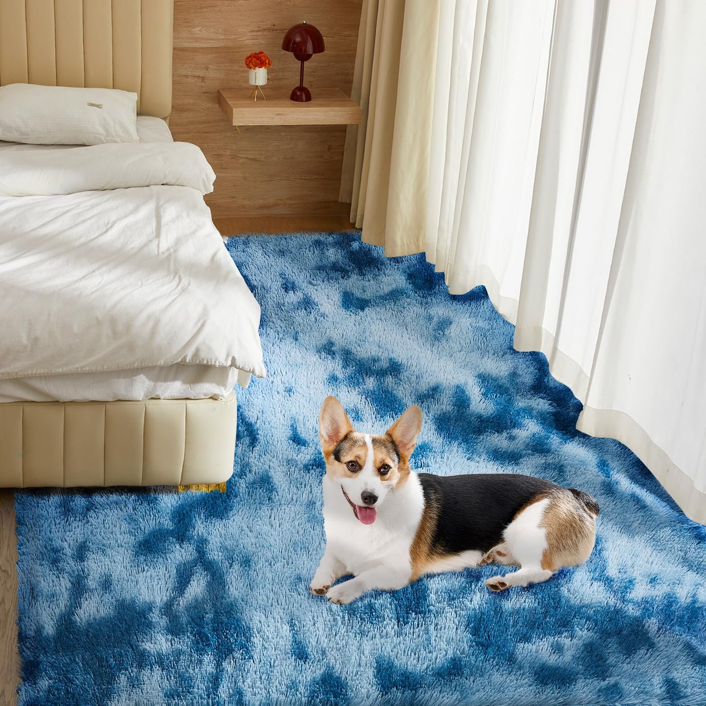 5x8 Grey Ultra-Soft Shag Rug