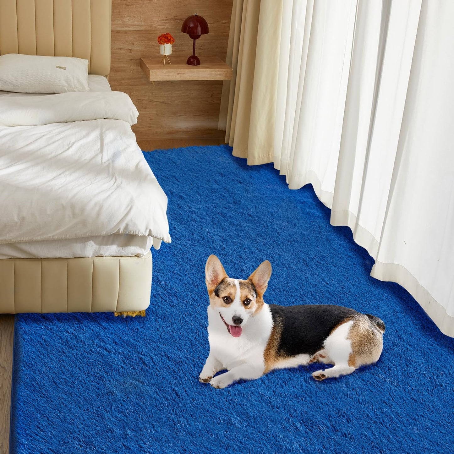 5x8 Grey Ultra-Soft Shag Rug