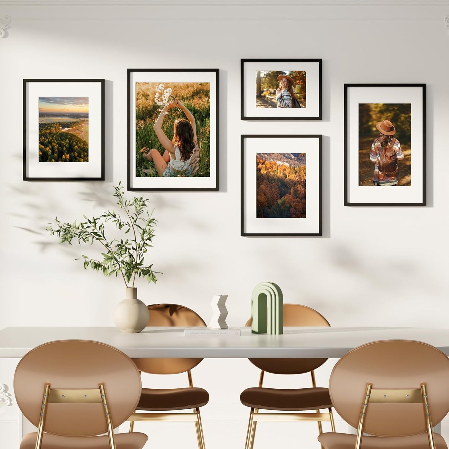 Vittanly 2-Pack Black 11x14 Frames