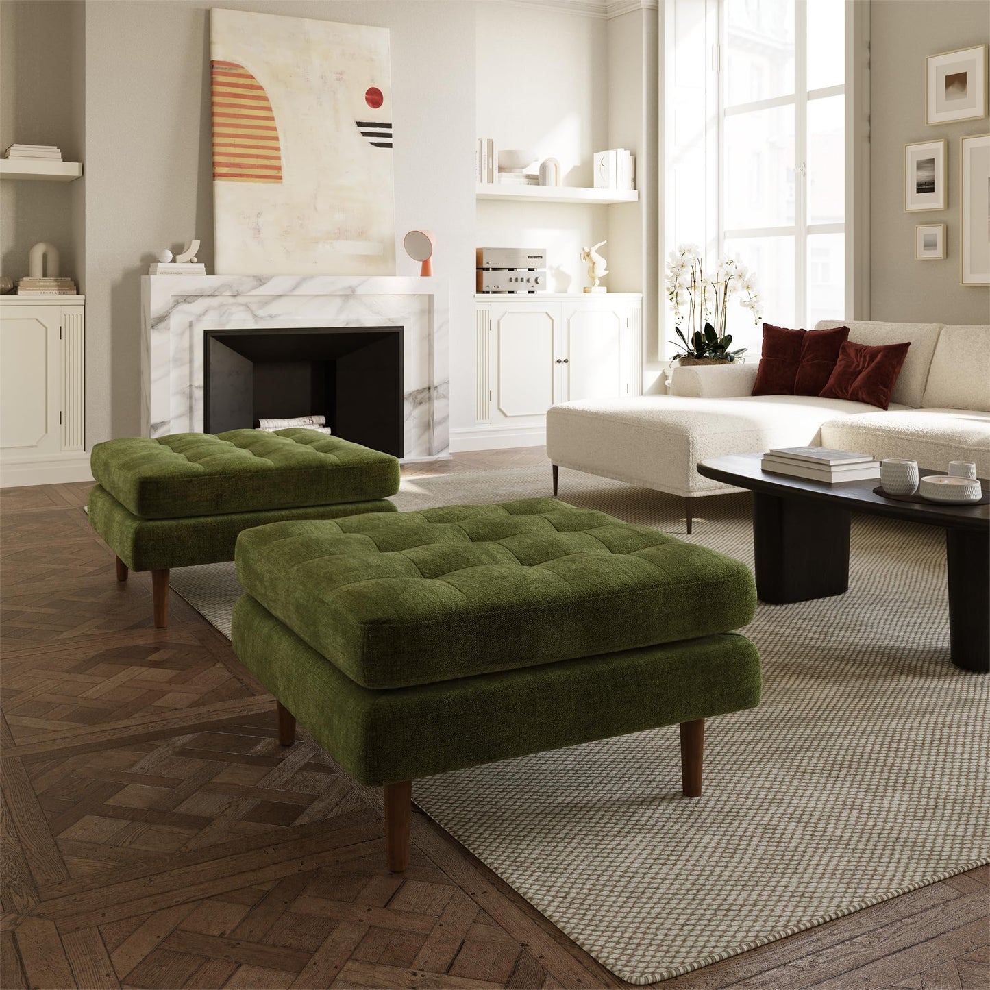 Poly & Bark Napa Leather Couch