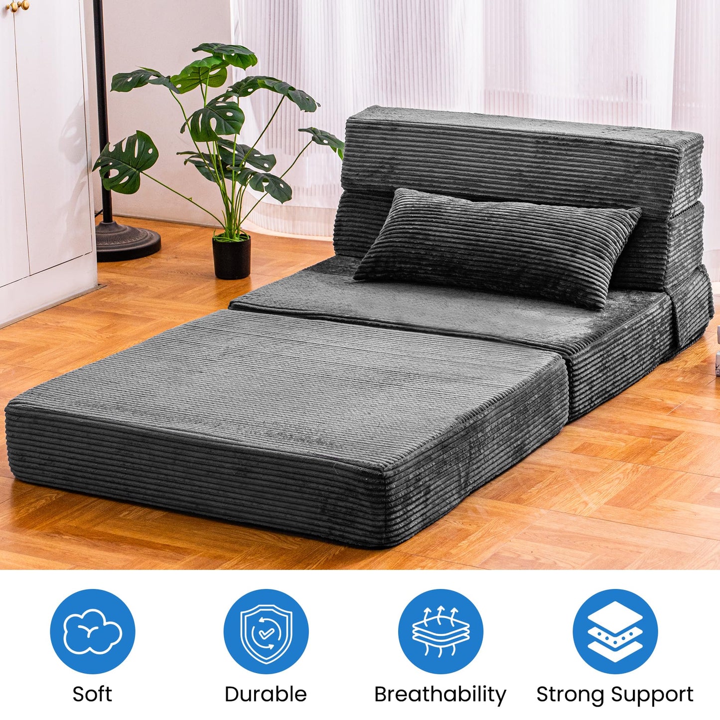 Folding Memory Foam Sofa Bed
