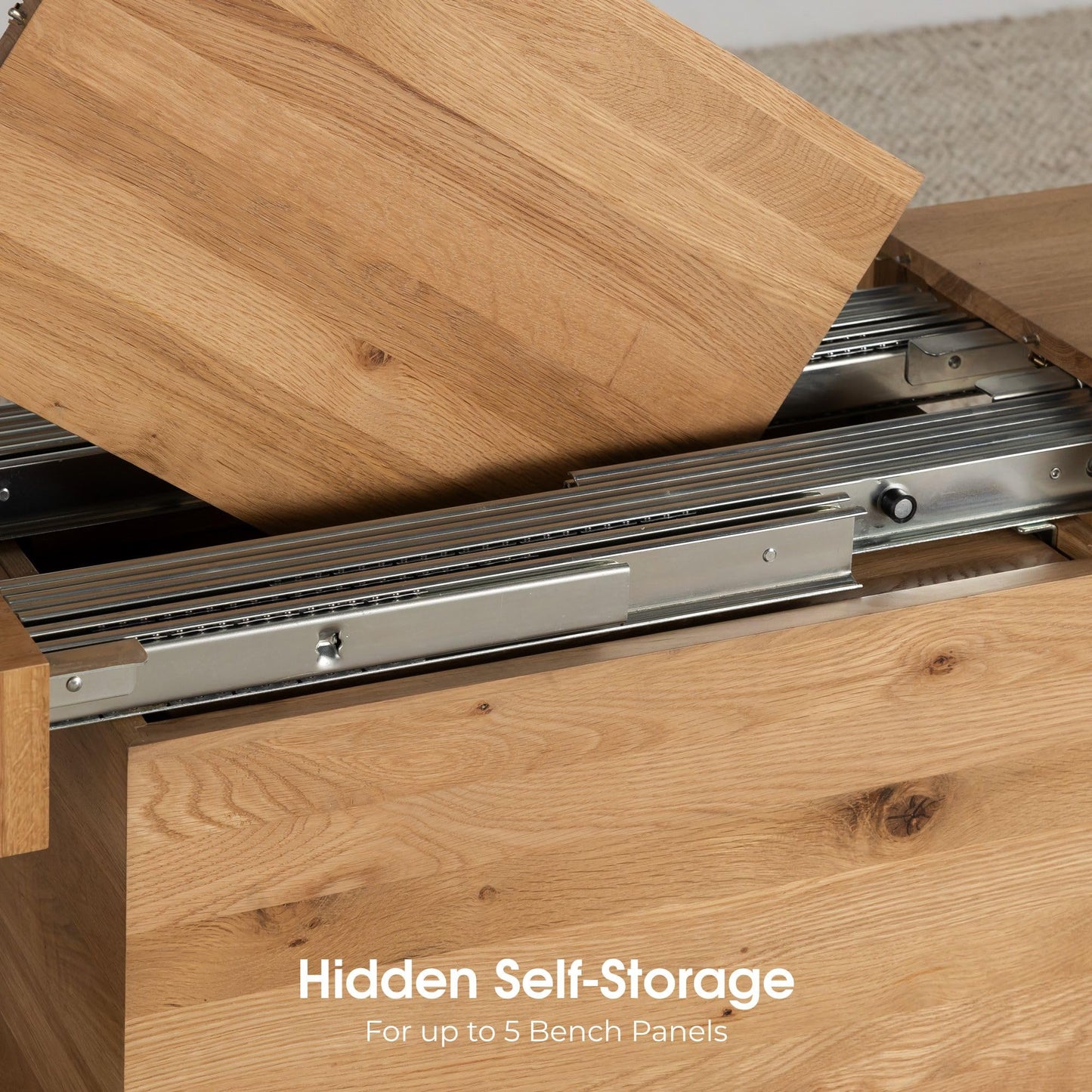 White Extendable Dining Table & Bench