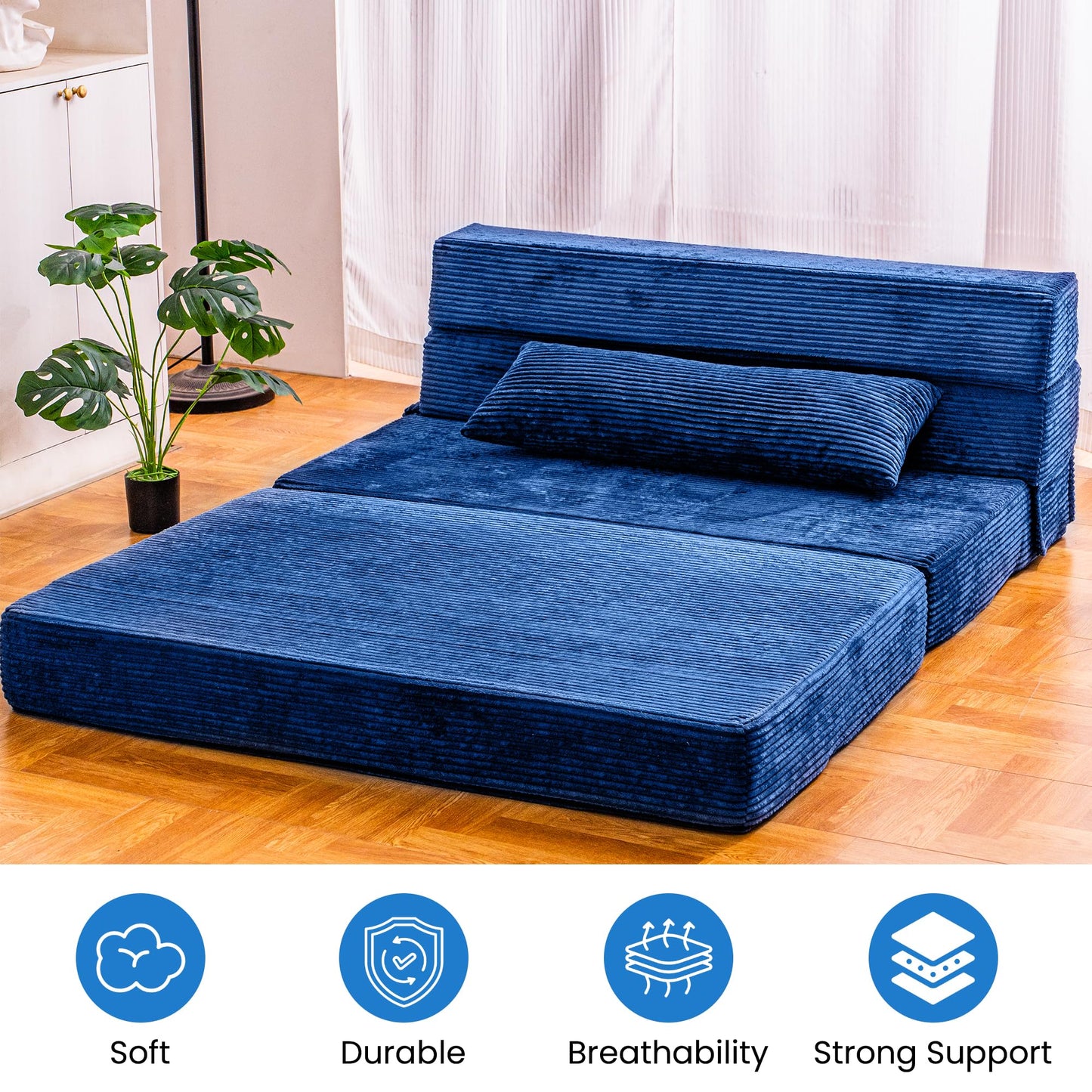 Folding Memory Foam Sofa Bed