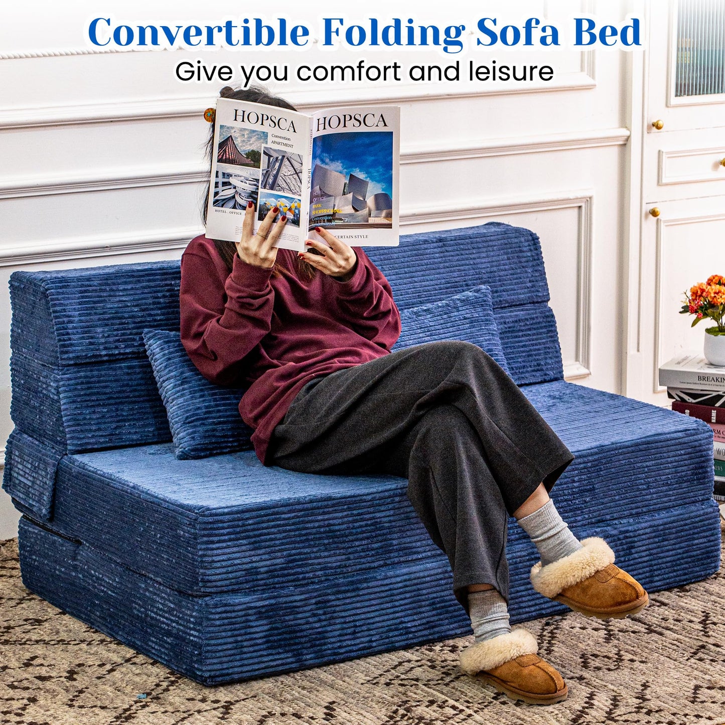 Folding Memory Foam Sofa Bed