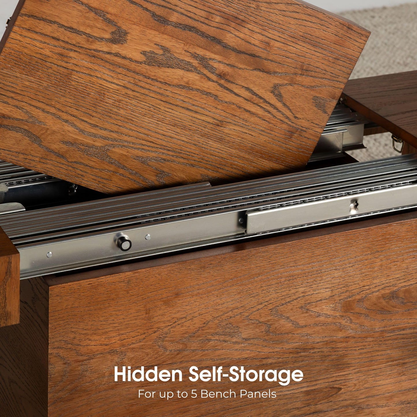 White Extendable Dining Table & Bench