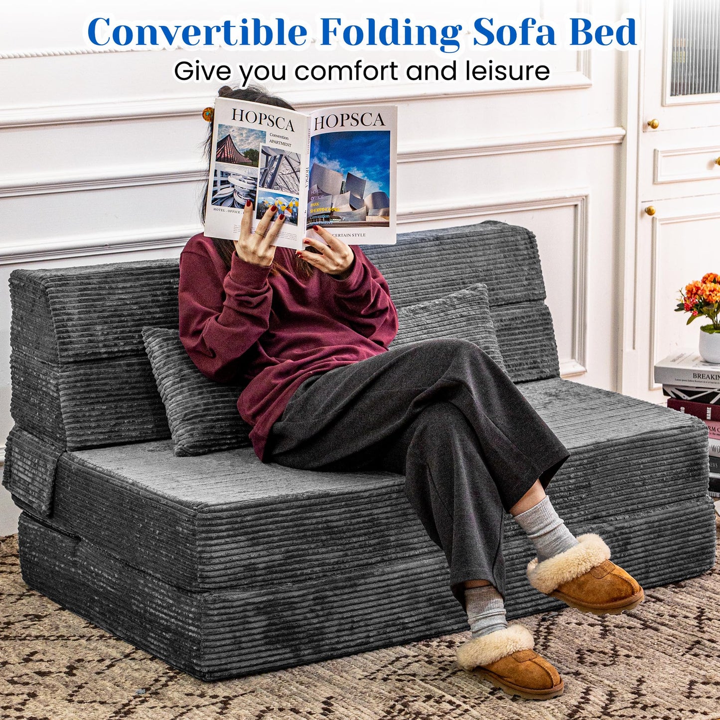 Folding Memory Foam Sofa Bed