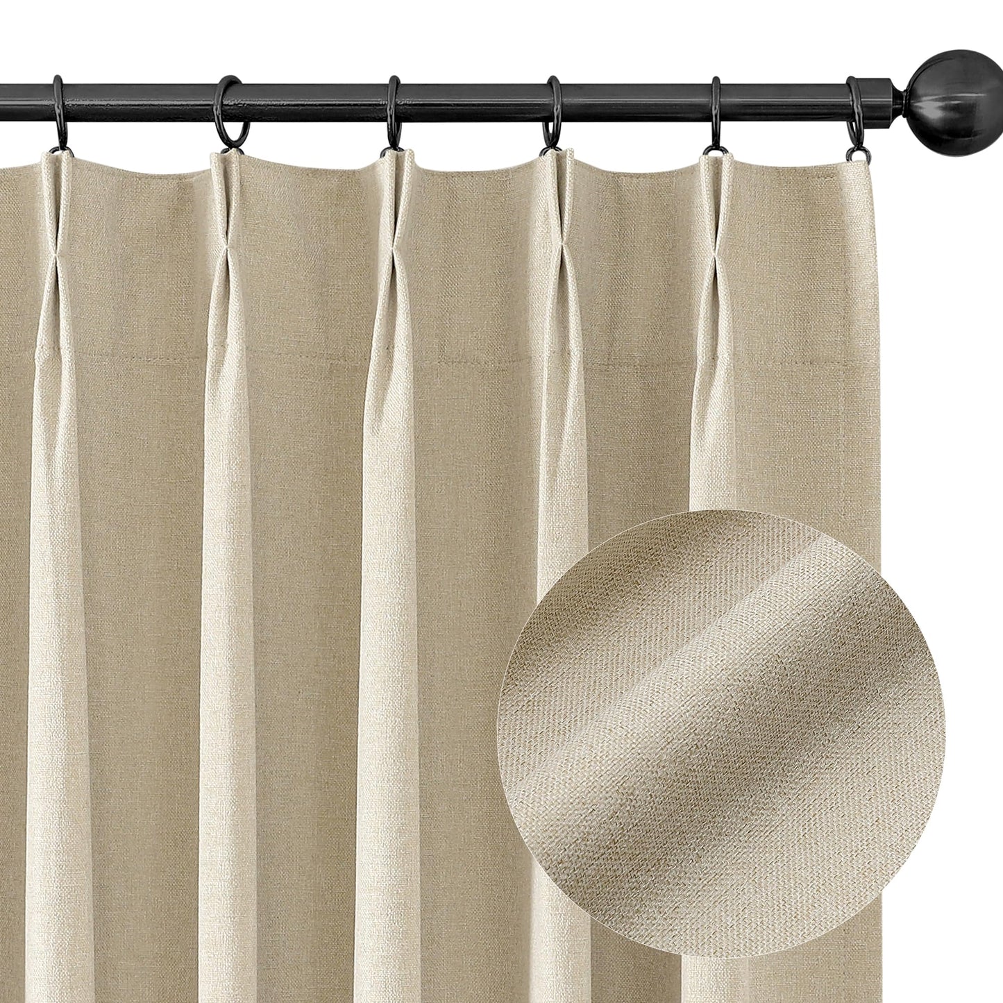 ChrisDowa Blackout Curtains 102" – 2 Panels