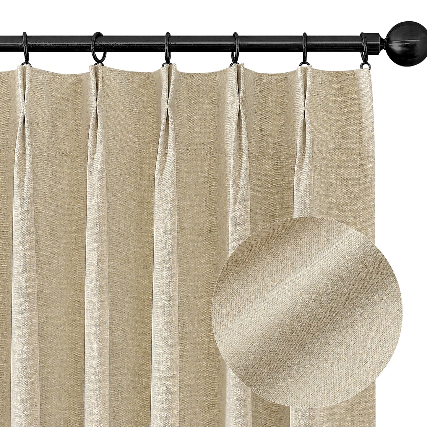 ChrisDowa Blackout Curtains 102" – 2 Panels